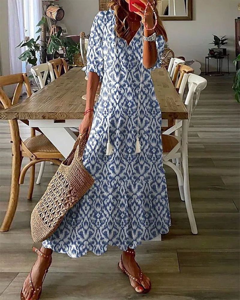 ARIA | Boho Dress with Tummy Coverage