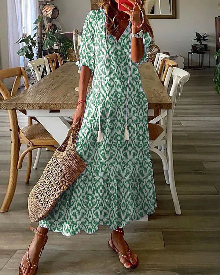ARIA | Boho Dress with Tummy Coverage