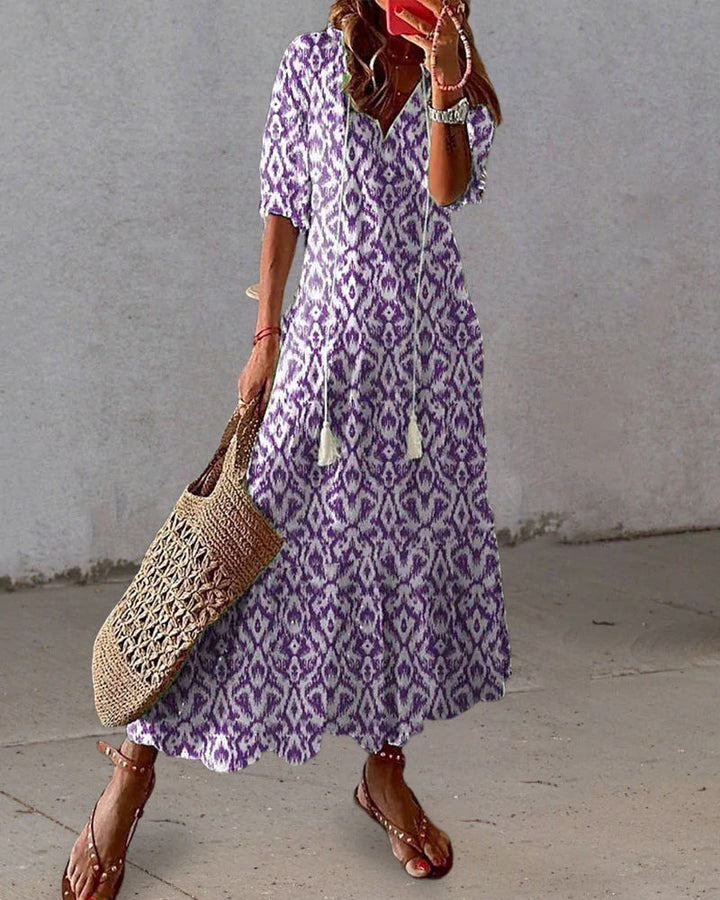 ARIA | Boho Dress with Tummy Coverage