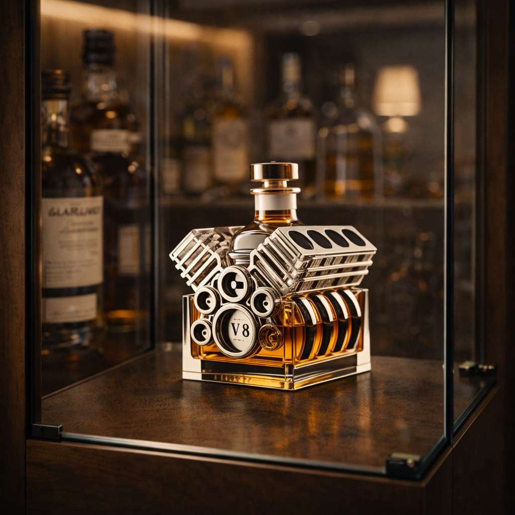 Karafka do Whisky – Edycja Silnika V8