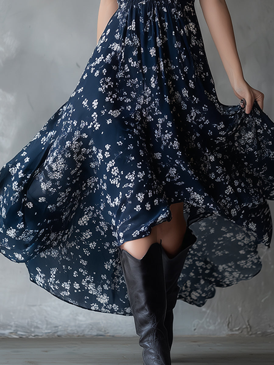 Elmira – sukienka maxi w kwiaty