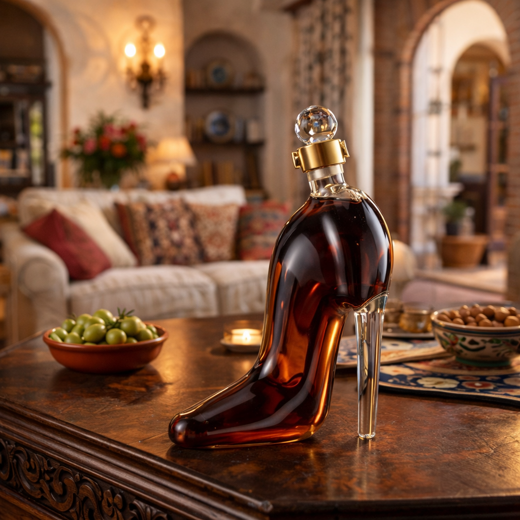 Elegancka Karafka do Whisky - Edycja na Wysokim Obcasie