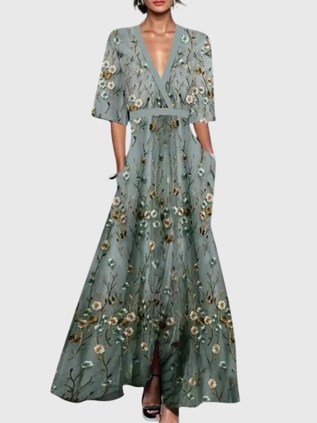 Christelle™ Elegancka Sukienka Maxi na Wiosnę