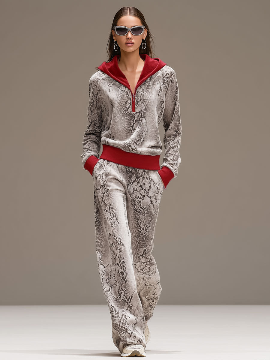 Tamara – welurowy dres sportowy