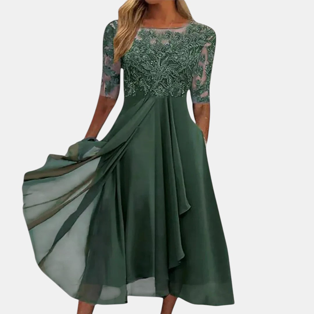 Chloe | Elegancka Koronkowa Sukienka