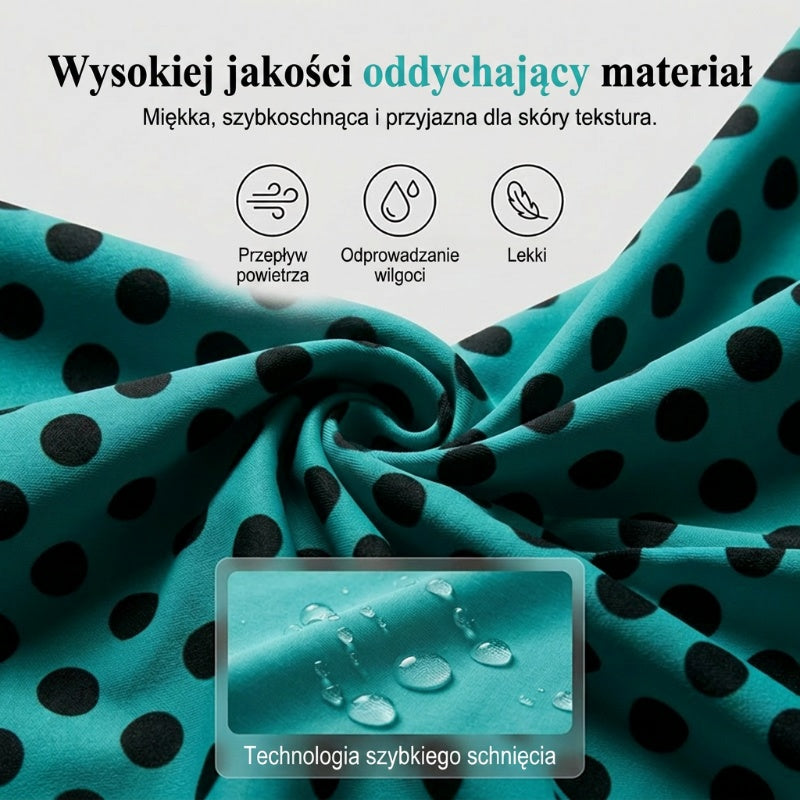 Stella — Dwuczęściowy Kostium Kąpielowy w Grochy