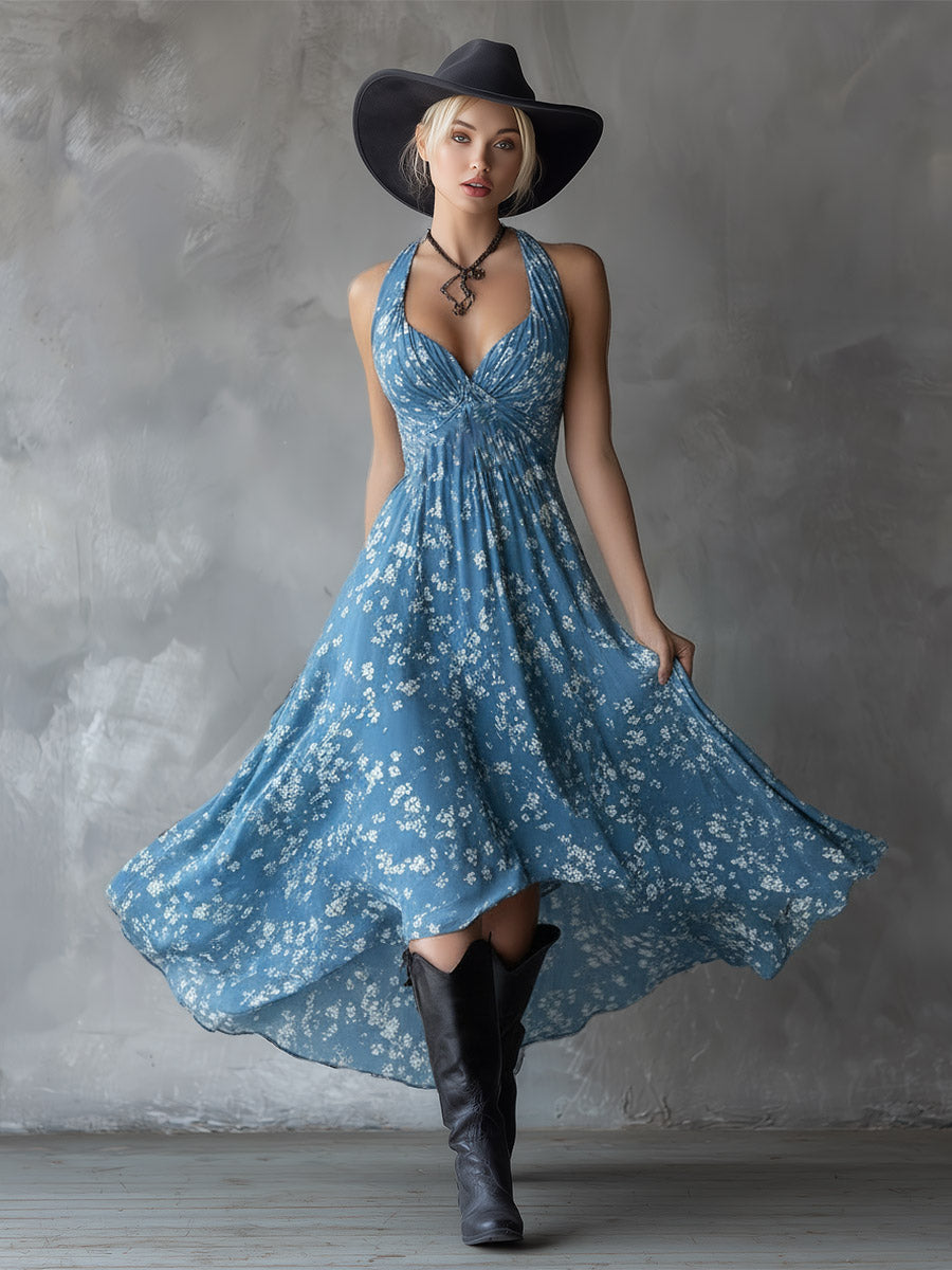 Elmira – sukienka maxi w kwiaty