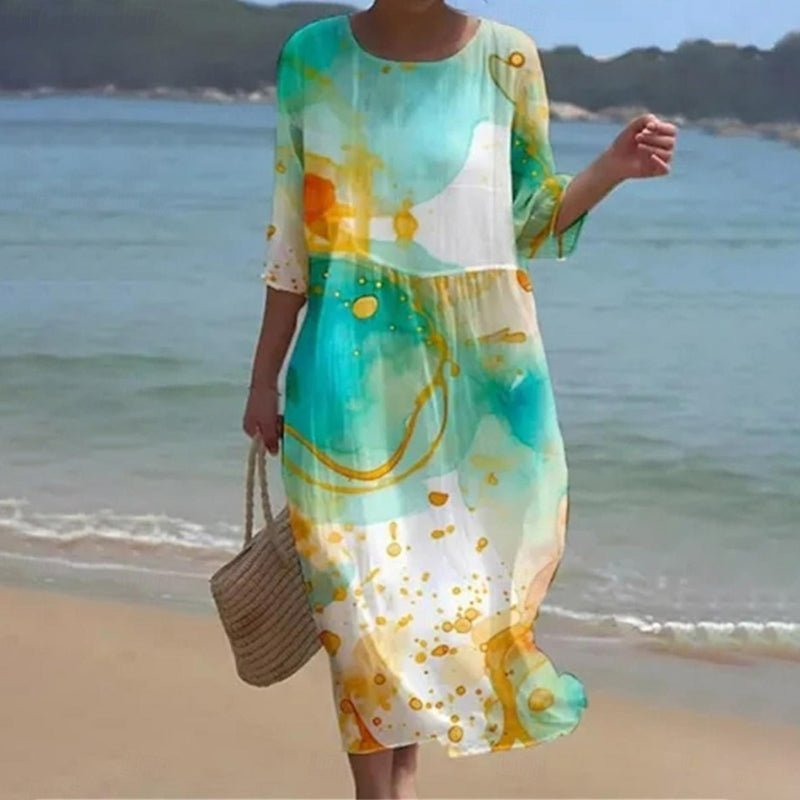 Verity™ Sukienka Maxi Sunset Bloom