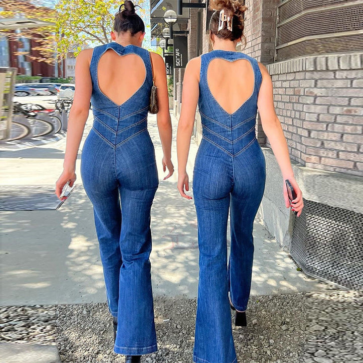 Jagoda – Stylowy i Kobiecy Kombinezon Jeansowy