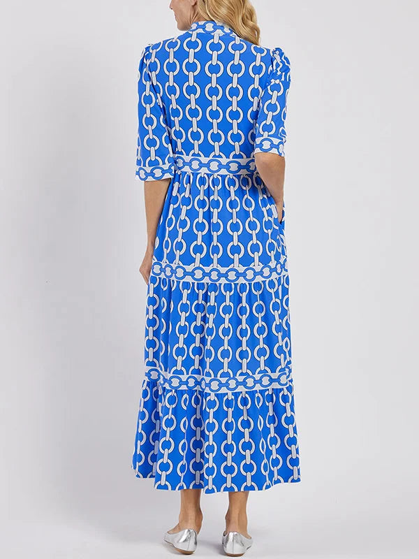 HAZEL | Midi Dress with Chain Design