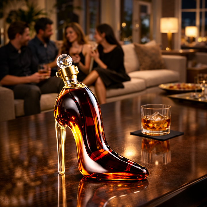 Elegancka Karafka do Whisky - Edycja na Wysokim Obcasie