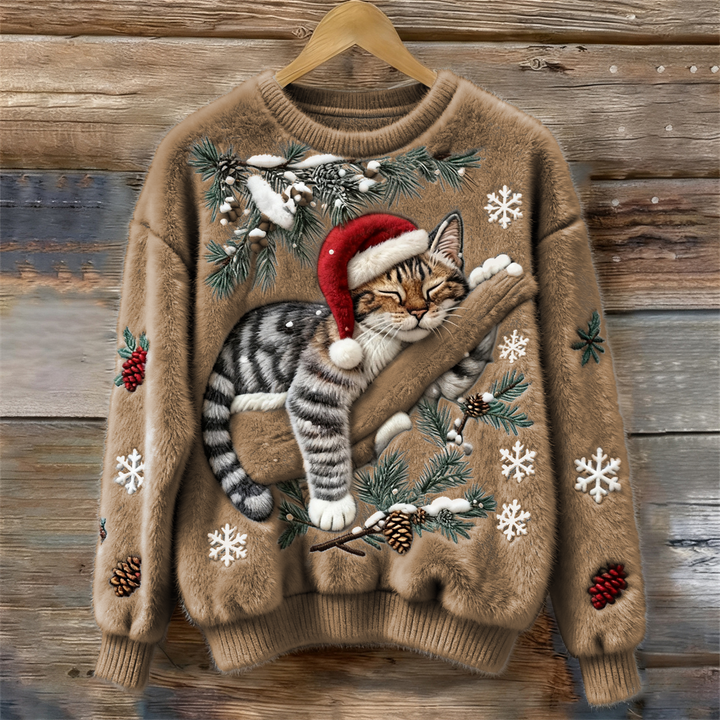 Hera™ | Świąteczny Koci Sweter