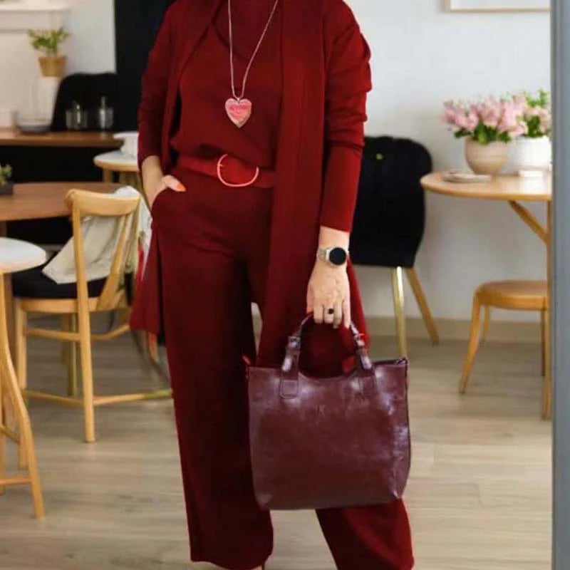 Renata – elegancki komplet trzyczęściowy wyszczuplający