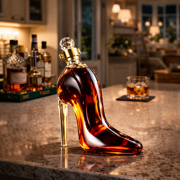 Elegancka Karafka do Whisky - Edycja na Wysokim Obcasie