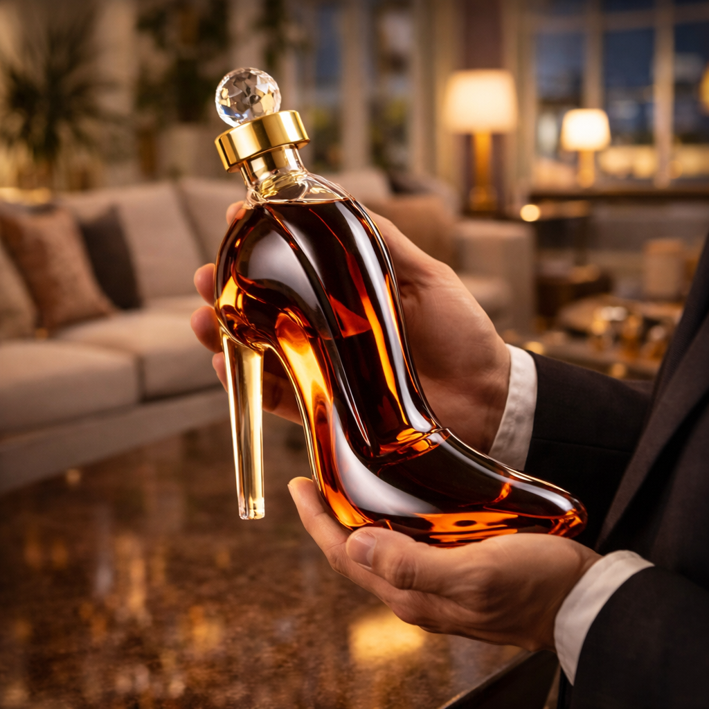Elegancka Karafka do Whisky - Edycja na Wysokim Obcasie