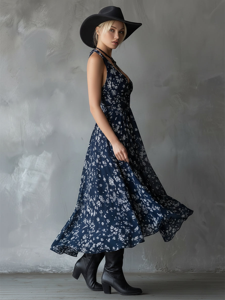 Elmira – sukienka maxi w kwiaty