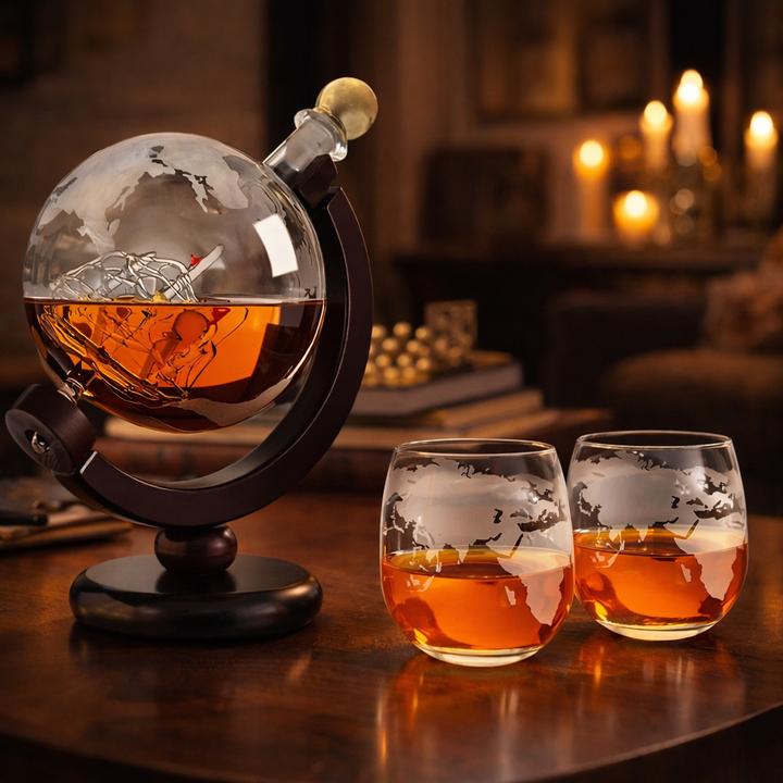 Mapa Świata - Karafka do Whisky Edycja Limitowana
