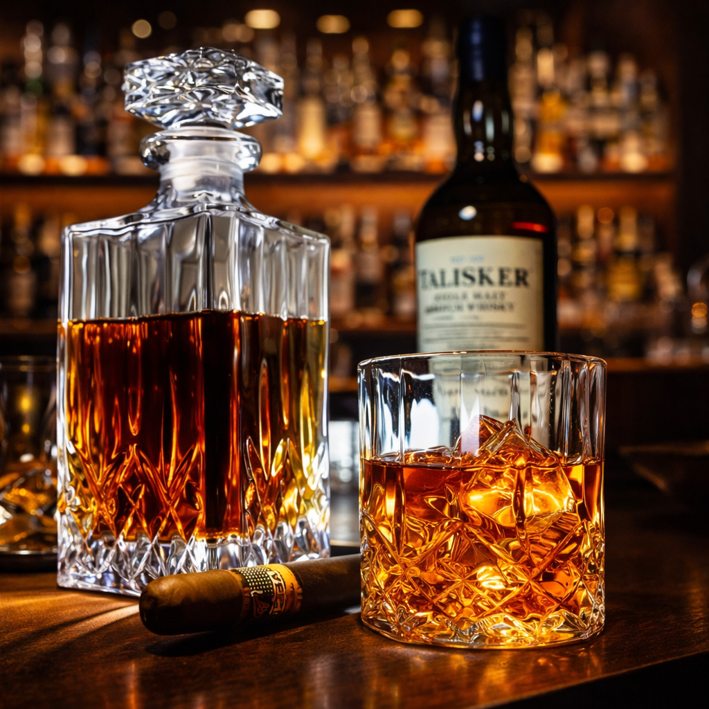 Klasyczna Karafka Kryształowa do Whisky