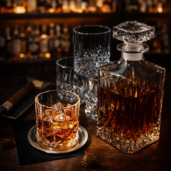 Klasyczna Karafka Kryształowa do Whisky