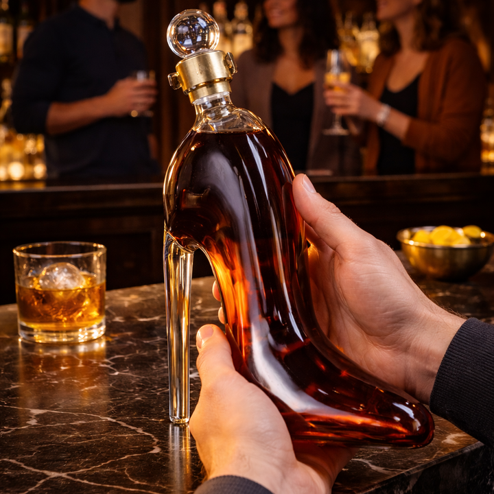 Elegancka Karafka do Whisky - Edycja na Wysokim Obcasie