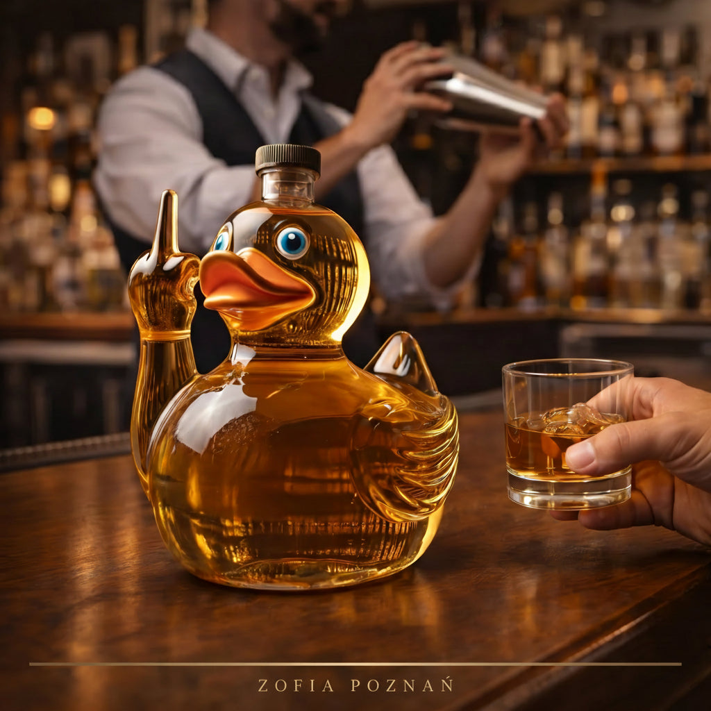 Karafka do Whisky Kaczka – Edycja Rebel Duck