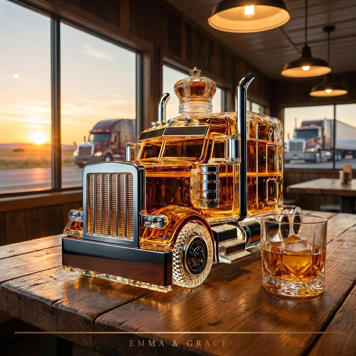 Whisky Karafka w Kształcie Ciężarówki