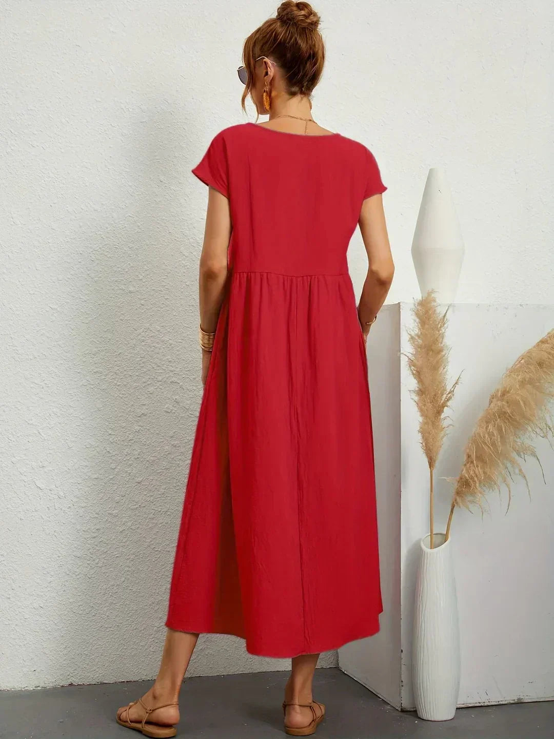Ursina™ Płynna Sukienka Midi
