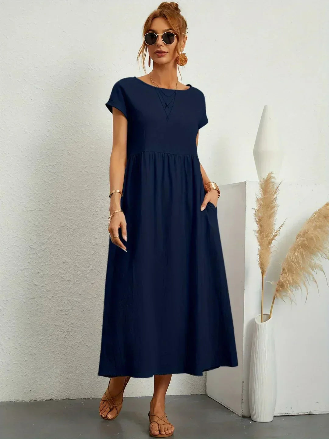 Ursina™ Płynna Sukienka Midi