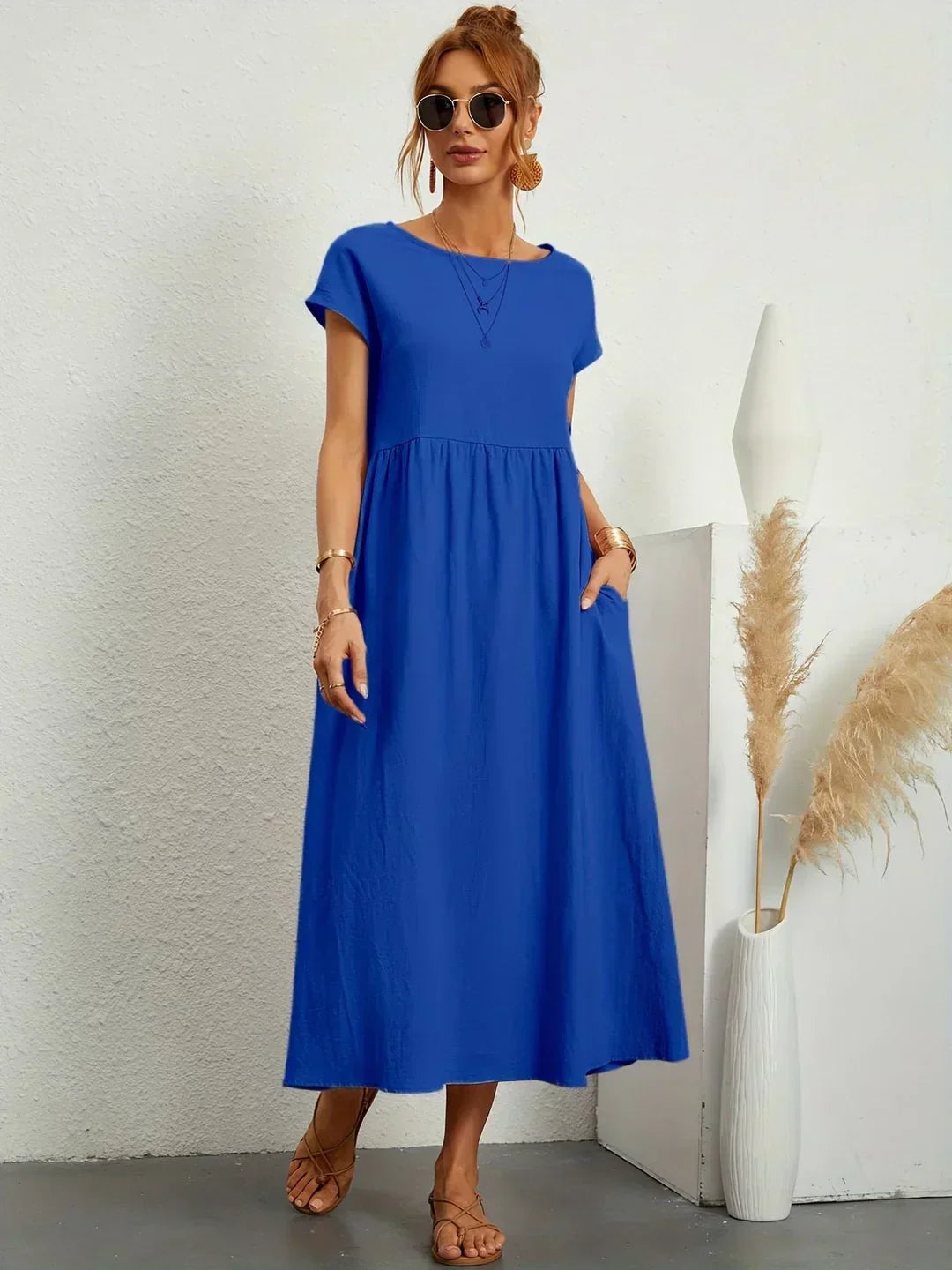 Ursina™ Płynna Sukienka Midi