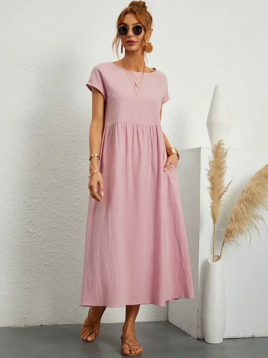 Ursina™ Płynna Sukienka Midi