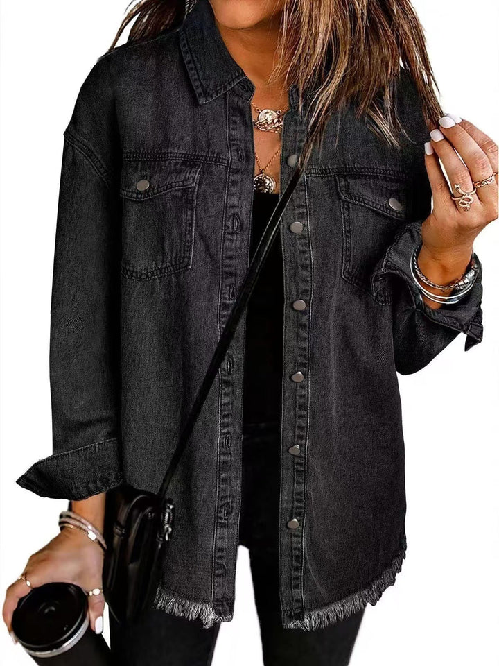 Sofia Denim™ | Elegancka kurtka dżinsowa