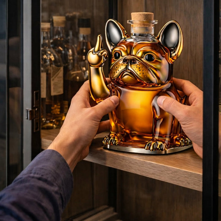 Karafka do Whisky – Edycja Francuskiego Buldoga