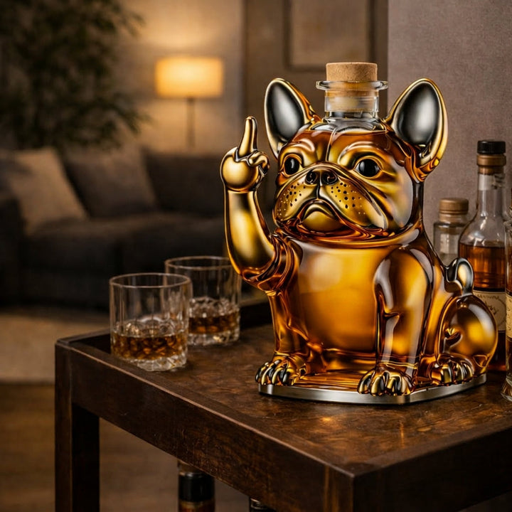 Karafka do Whisky – Edycja Francuskiego Buldoga