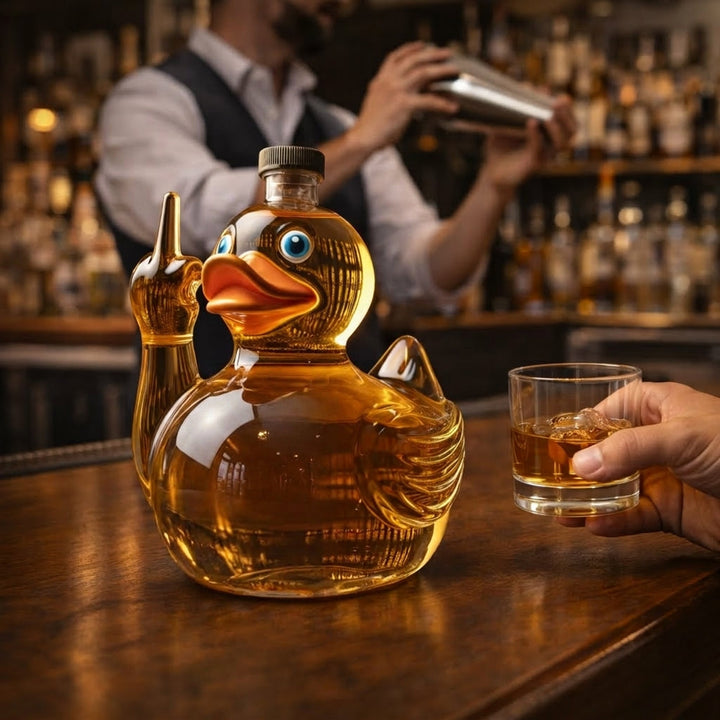Karafka do Whisky Kaczka – Edycja Rebel Duck