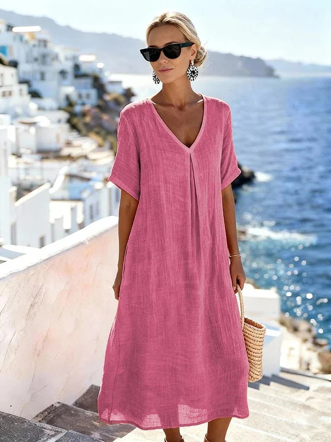 Wrenley™ Swobodna Sukienka Maxi