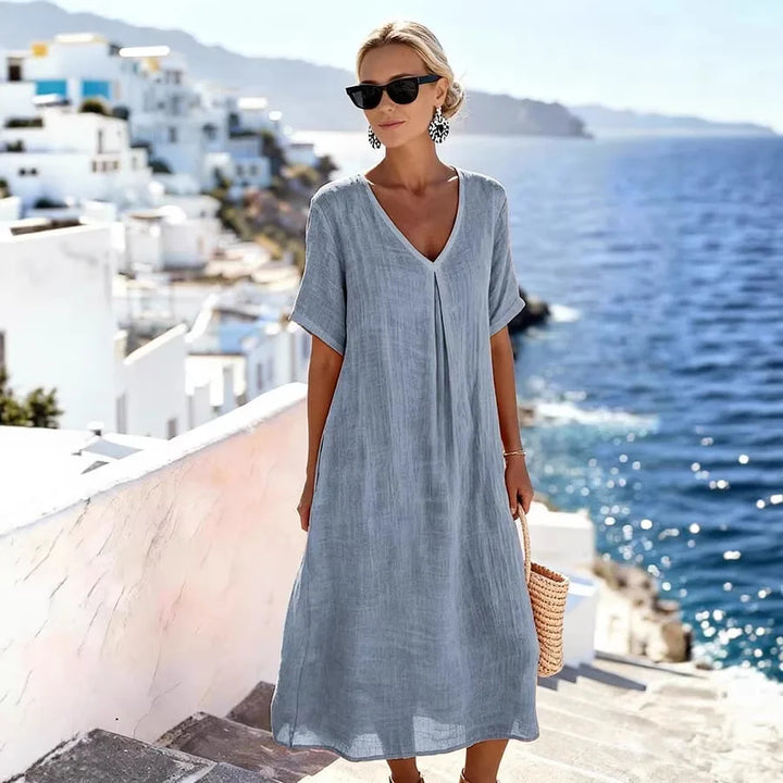 Wrenley™ Swobodna Sukienka Maxi