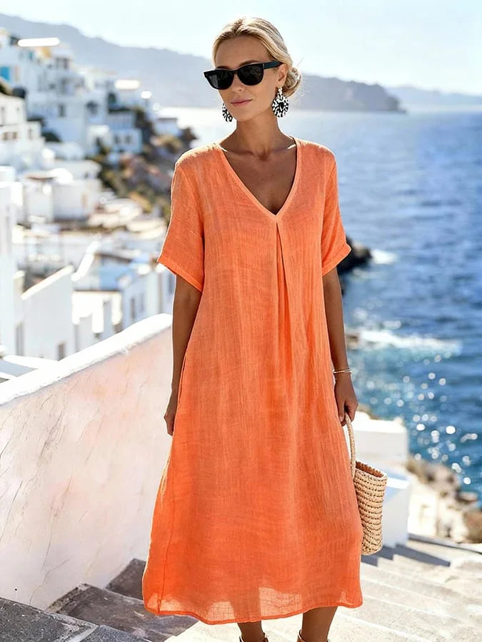 Wrenley™ Swobodna Sukienka Maxi