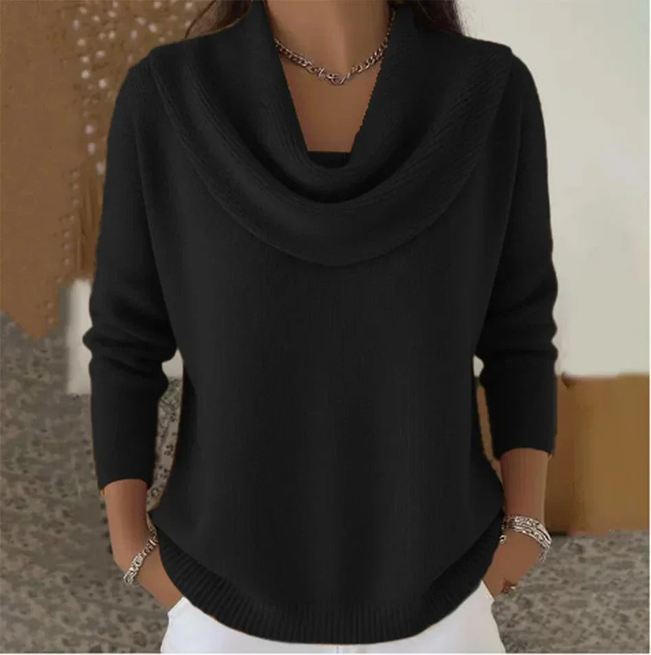 Ruby™ | Sweter z miękkim kołnierzem