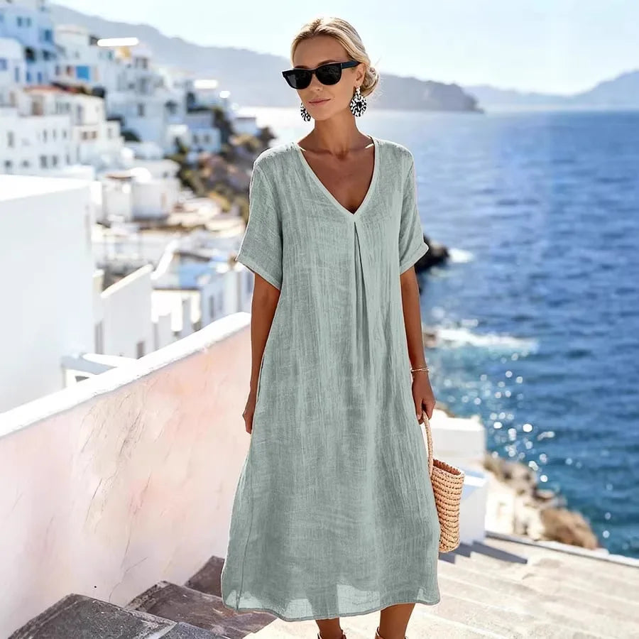 Wrenley™ Swobodna Sukienka Maxi