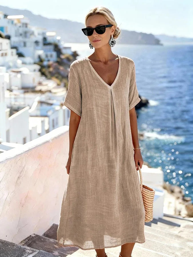 Wrenley™ Swobodna Sukienka Maxi