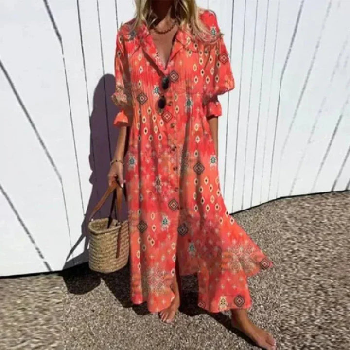 Soleil™ Sukienka Maxi Breezy Boho