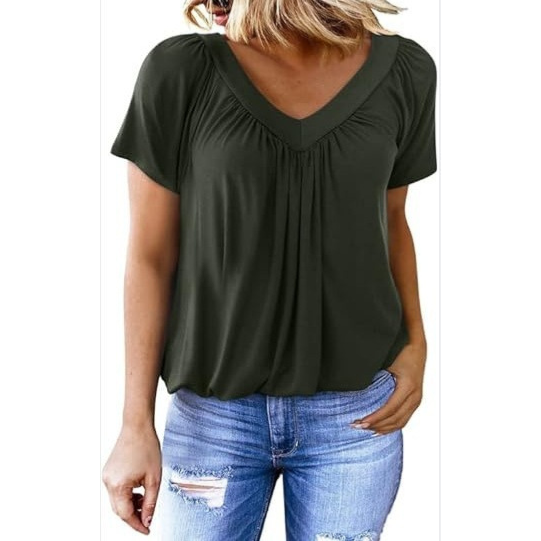 KENNEDY | Relaxed V-Neck Tee