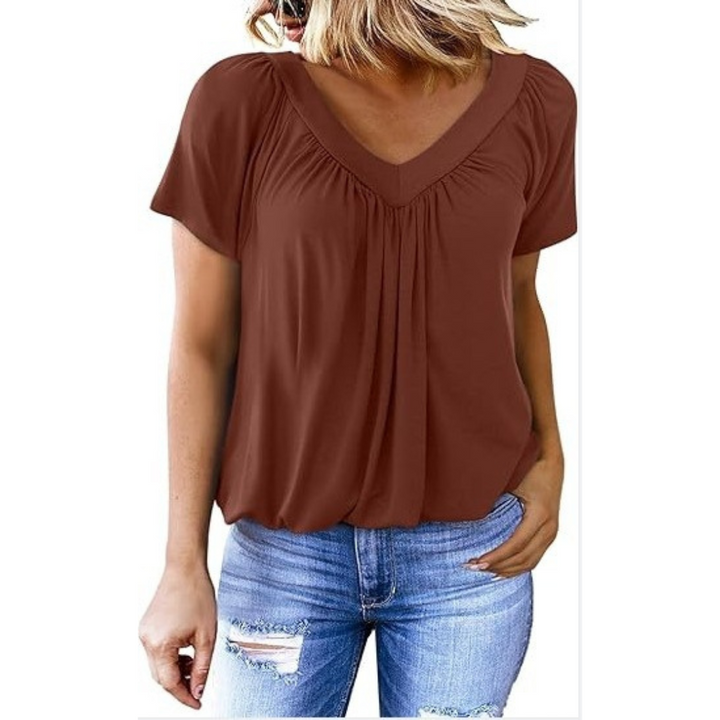 KENNEDY | Relaxed V-Neck Tee