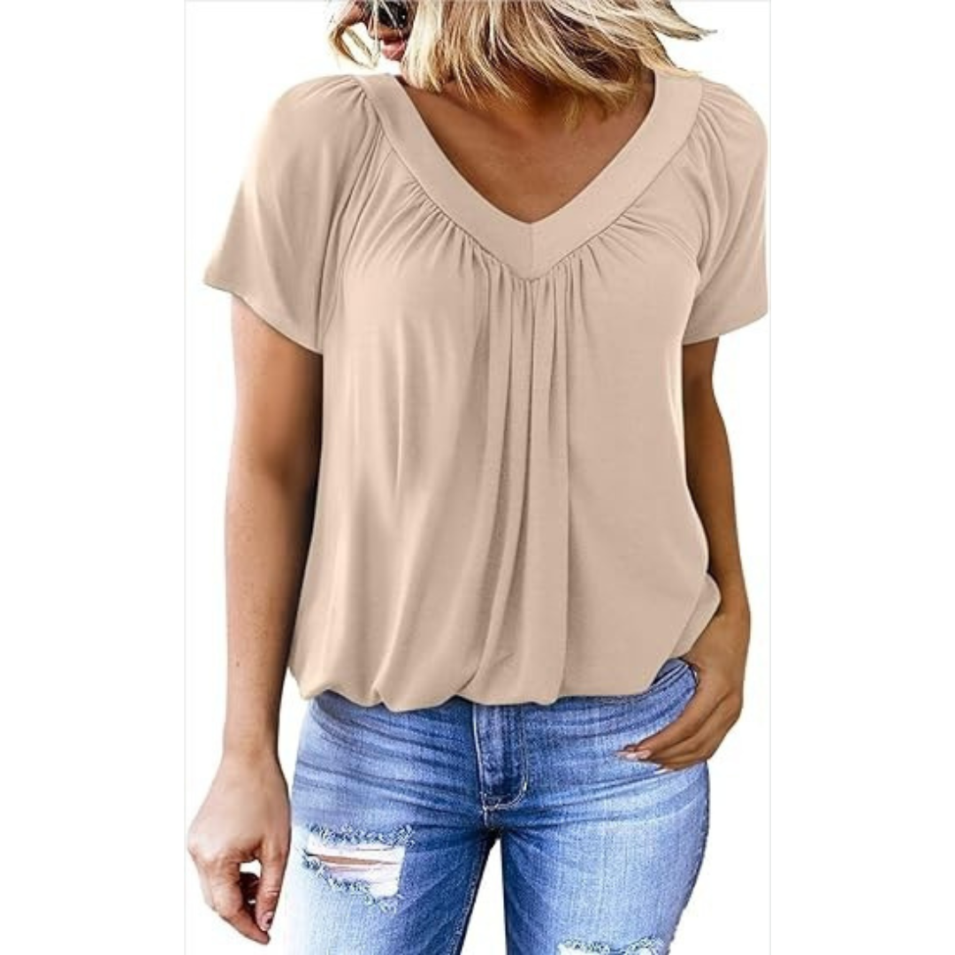 KENNEDY | Relaxed V-Neck Tee