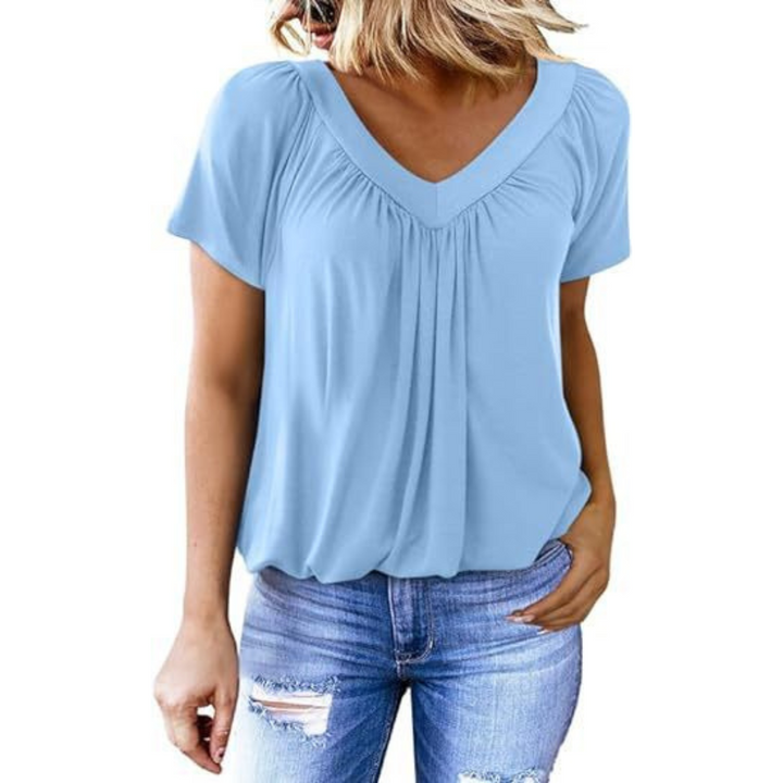 KENNEDY | Relaxed V-Neck Tee
