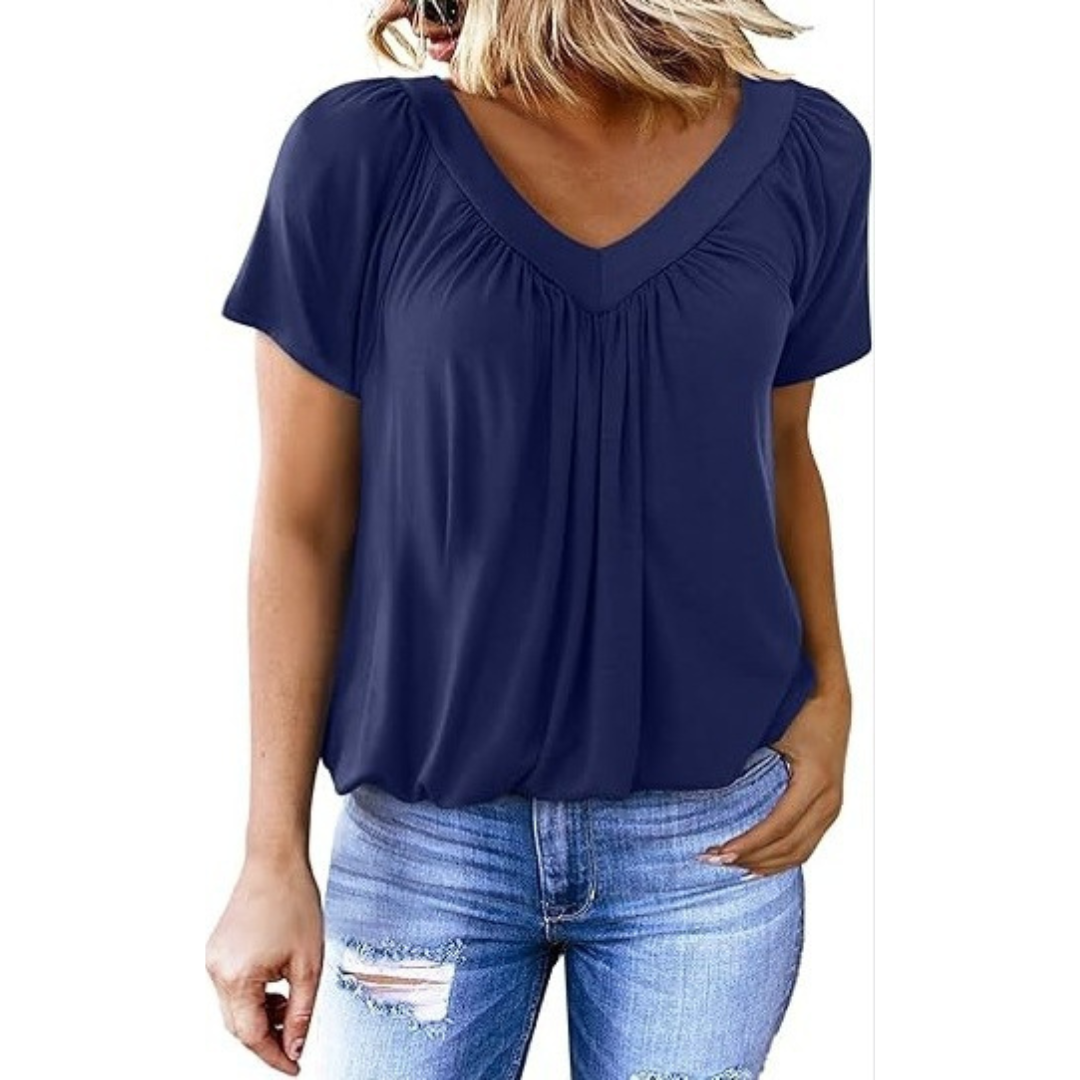 KENNEDY | Relaxed V-Neck Tee