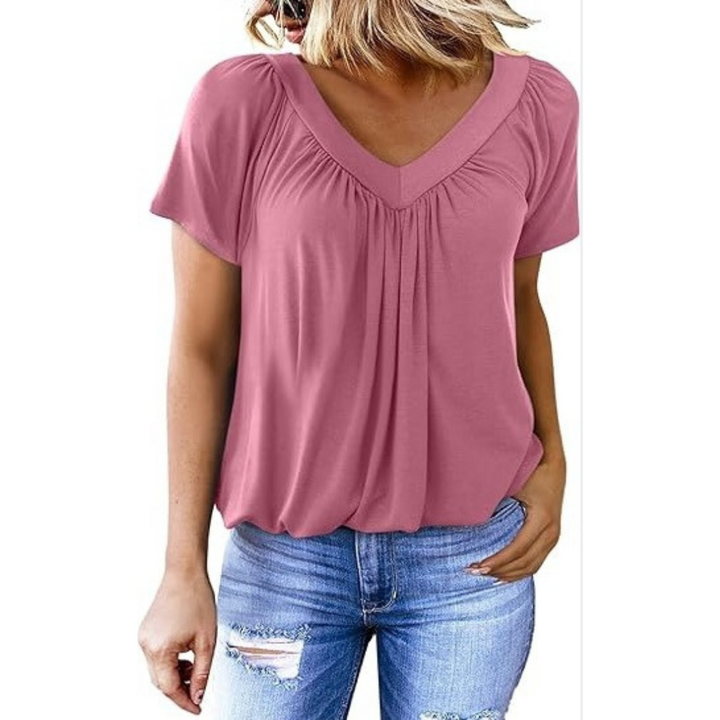 KENNEDY | Relaxed V-Neck Tee