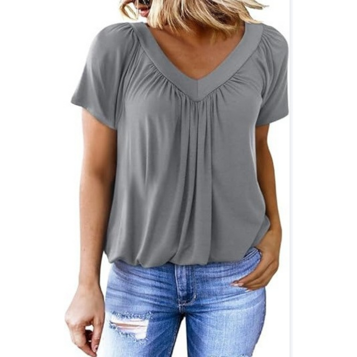 KENNEDY | Relaxed V-Neck Tee