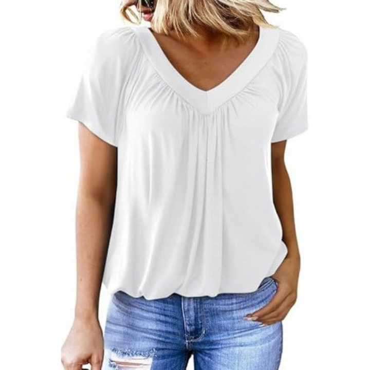 KENNEDY | Relaxed V-Neck Tee