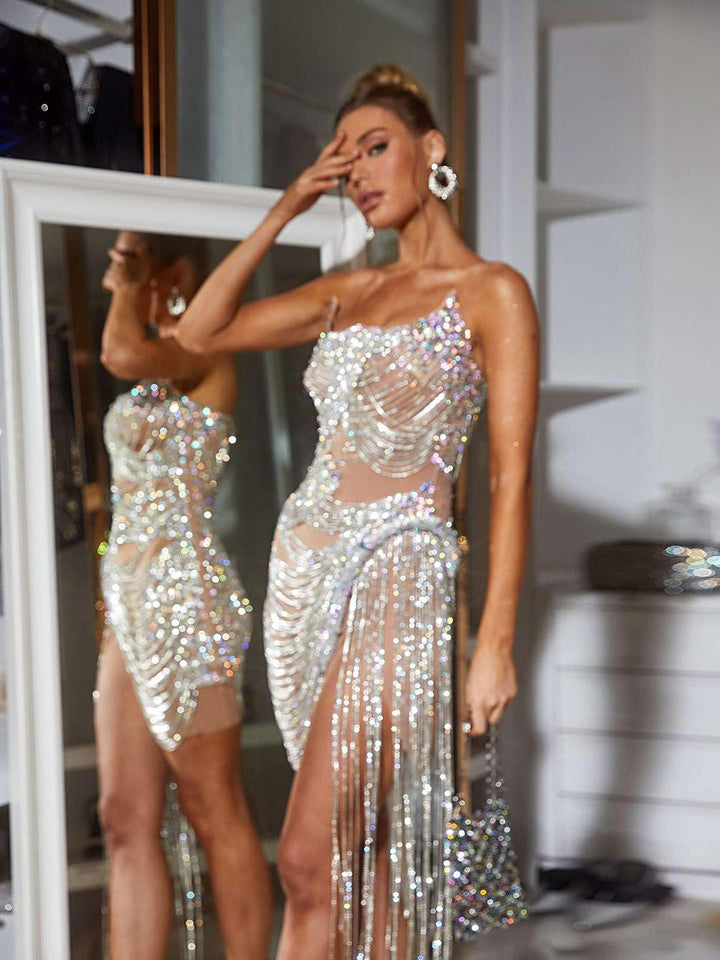Verona - zdobiona sukienka mini